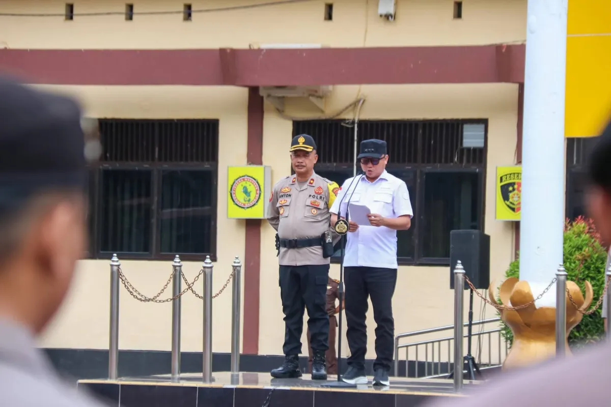 Bupati Morowali Utara Pimpin Apel Siaga Ramadhan untuk Jamin Keamanan
