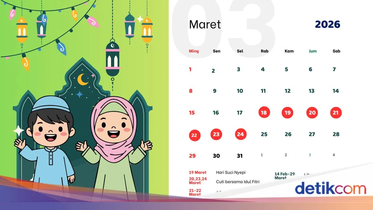 Libur Sekolah dan Cuti Bersama ASN untuk Lebaran 2026