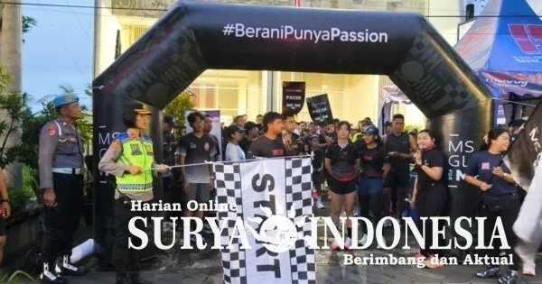 Keberhasilan Polsek Blahbatuh Amankan Event Lari MS Glow