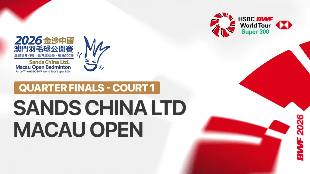 Siarkan Langsung Semifinal Ganda Campuran Hee Yong Kai Terry/Gloria Widjaja di Macau Open 2026