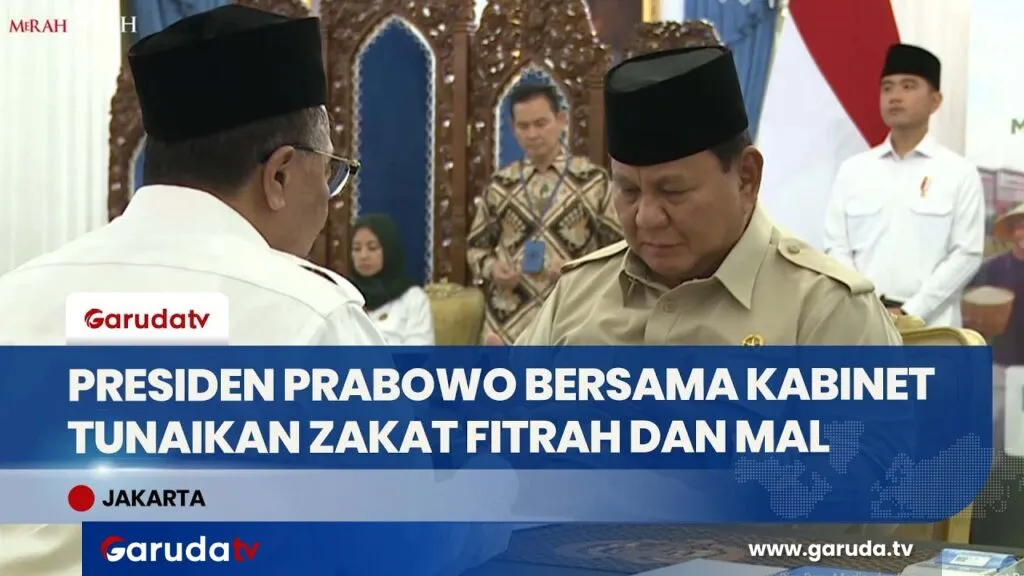 Presiden dan Kabinet Tunaikan Zakat Serta Bahas Kesiapan Mudik Jelang Lebaran