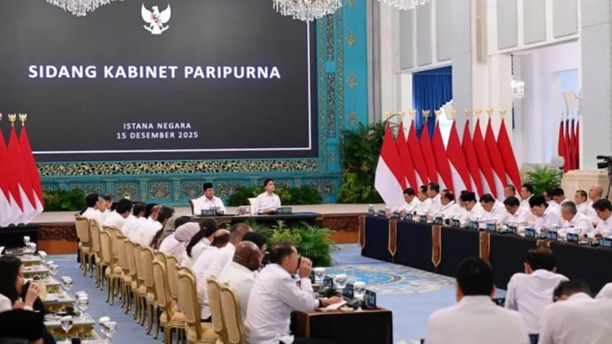 Prabowo Pimpin Sidang Kabinet di Istana Jumat Sore