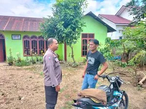 Bhabinkamtibmas Polsek Batunadua Tingkatkan Silaturahmi dengan Warga Huta Lombang