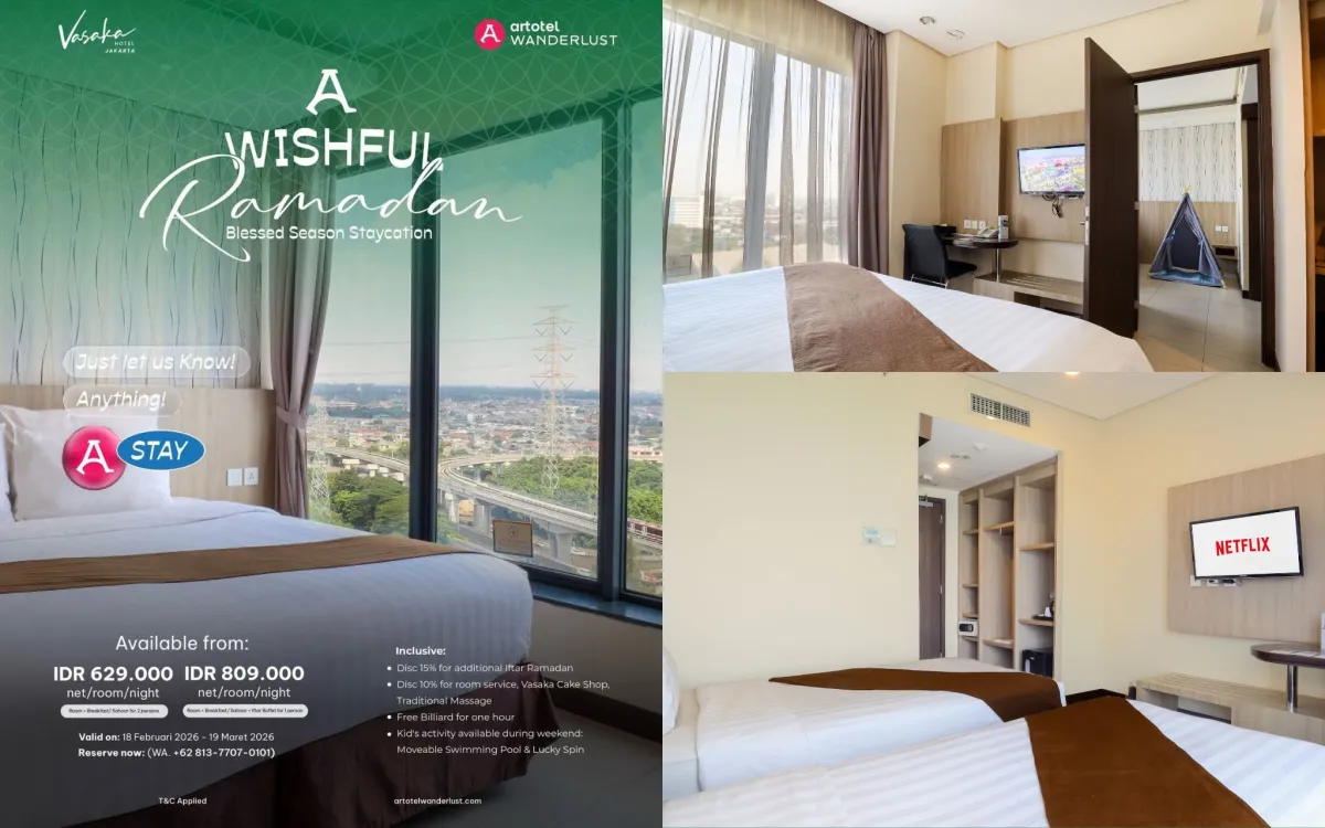 Promo Spesial Ramadan di Vasaka Hotel Jakarta untuk Weekend Berkah