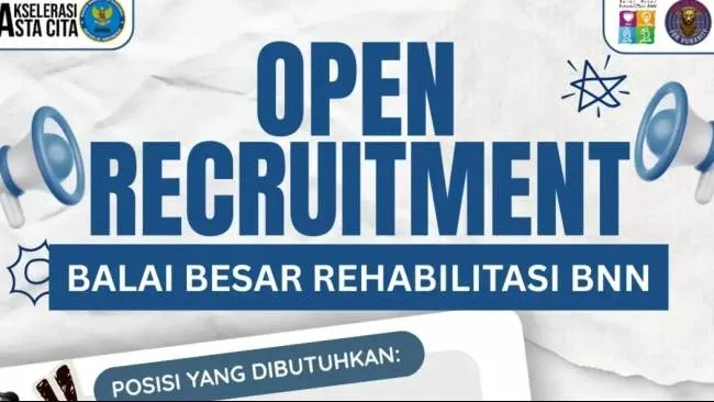 BNN Rekrut Tenaga Alih Daya untuk Berbagai Posisi hingga 2026
