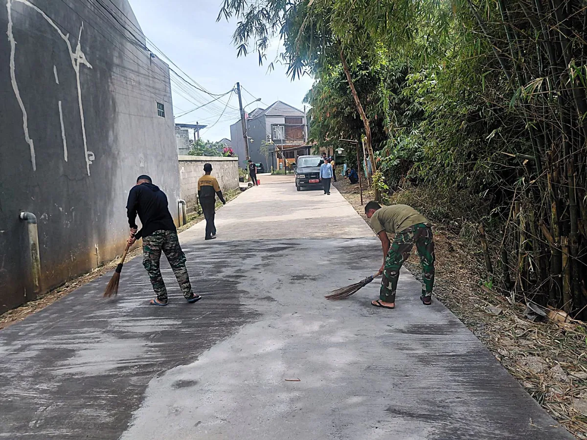 TMMD Depok Percepat Pembangunan Jalan untuk Tingkatkan Akses Warga