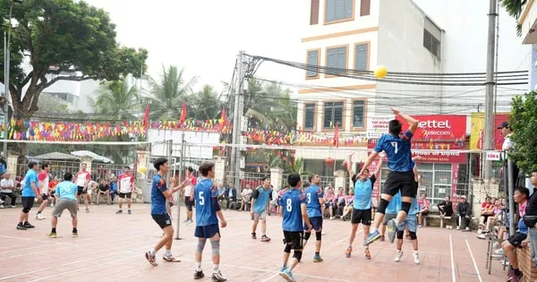 Meriahnya Turnamen Voli Amatir di Yen Nghia