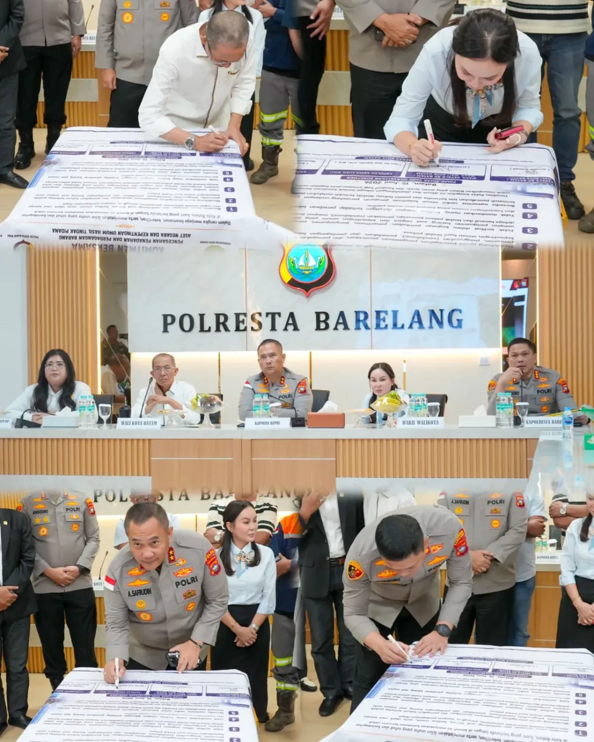 BP Batam, Polda Kepri, dan Pengusaha Scrap Teken Pakta Integritas Berantas Pencurian