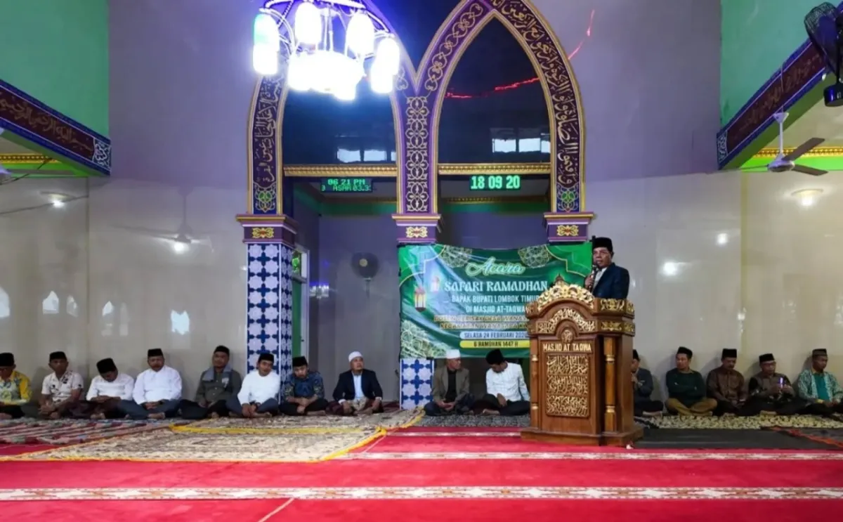 Safari Ramadan Pemkab Lotim Dorong Pembangunan Ekonomi dan Sosial di Wanasaba