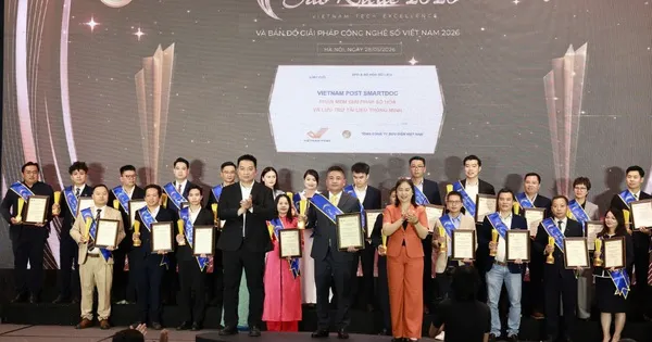 Vietnam Post Raih Penghargaan Sao Khue 2026 Berkat Inovasi Digitalisasi Dokumen
