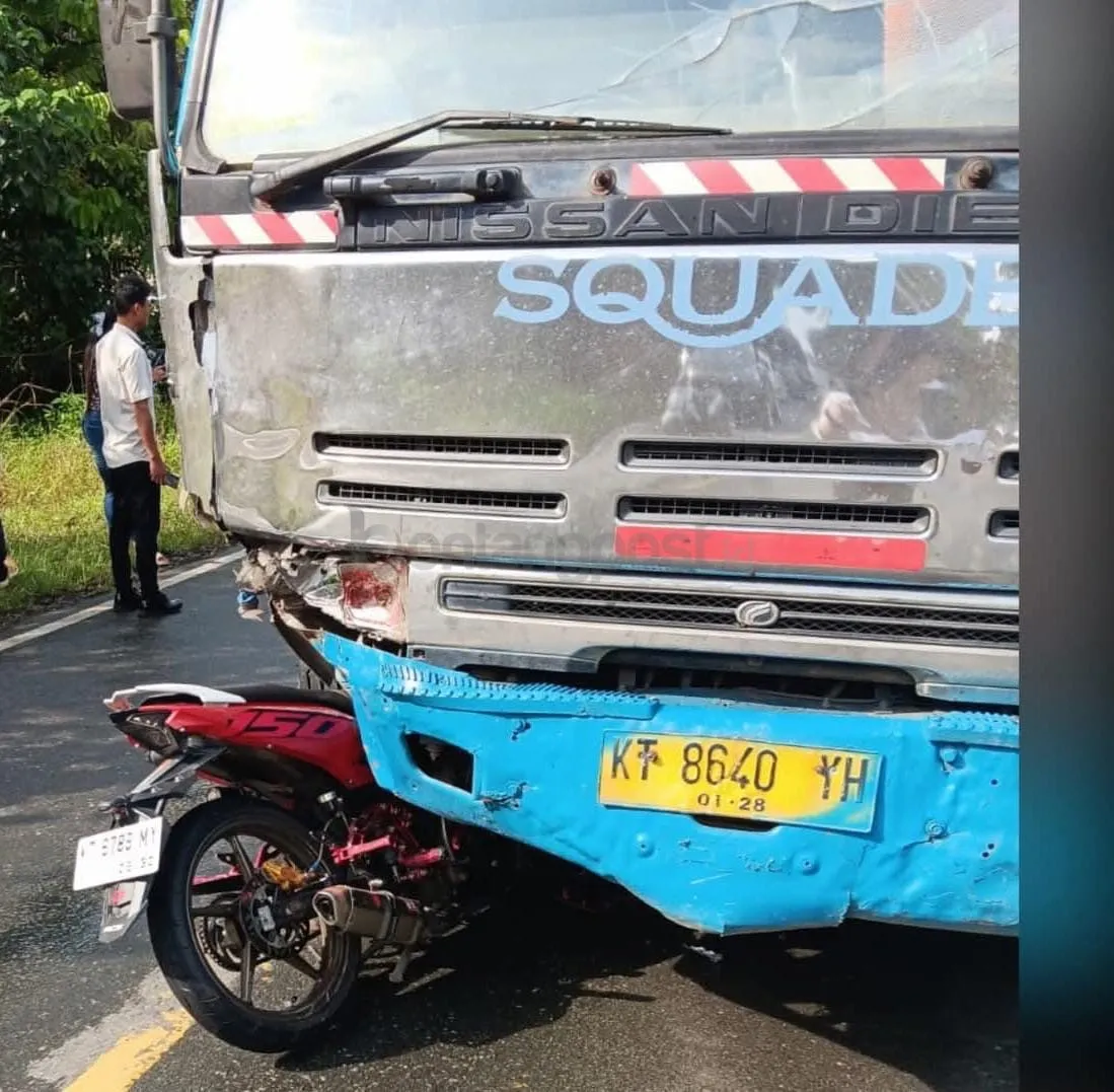Kecelakaan Maut di KM 53 Poros Samarinda–Bontang, Pemotor Tewas di Tempat