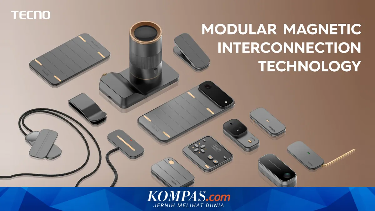 Tecno Kenalkan Smartphone Modular dengan Teknologi Magnetik di MWC 2025