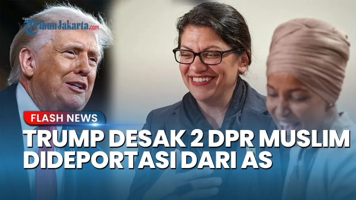 Trump Desak Deportasi Dua Anggota Kongres Muslim Setelah Insiden Pidato