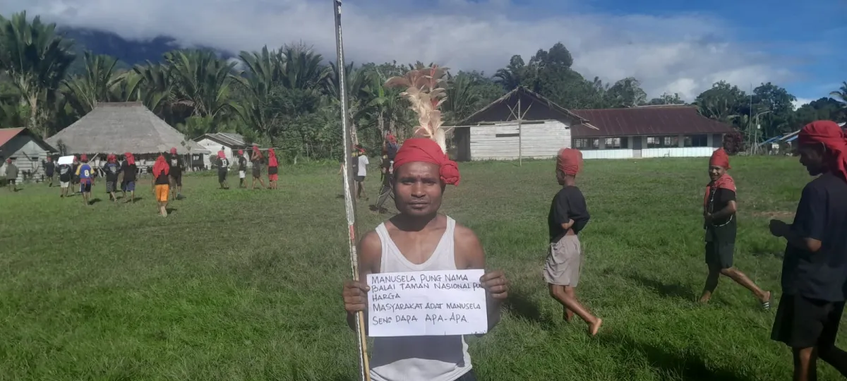 Masyarakat Adat Manusela dan Maraina Tolak Penetapan Batas Taman Nasional