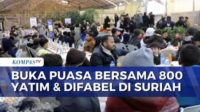 800 Anak Yatim dan Warga Rentan Buka Puasa Bersama di Douma, Suriah