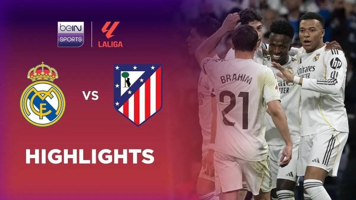 Highlight Pertandingan Real Madrid vs Atletico Madrid di LaLiga 2025/26