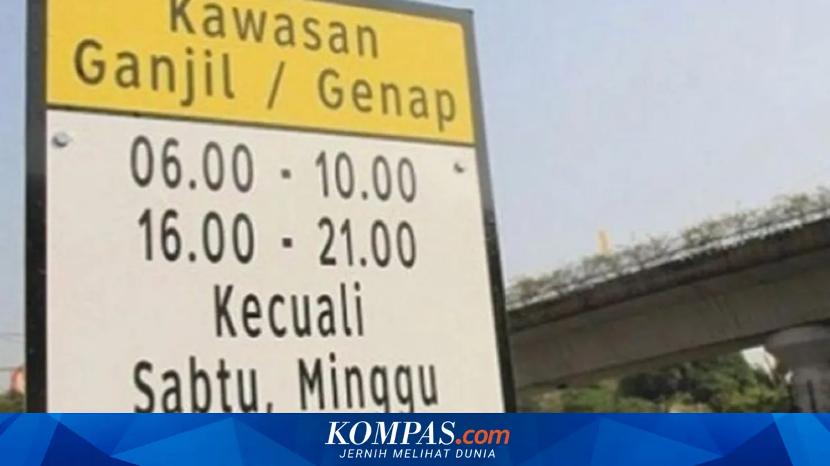 Pembatasan Ganjil Genap Kembali Berlaku di 28 Gerbang Tol Jakarta