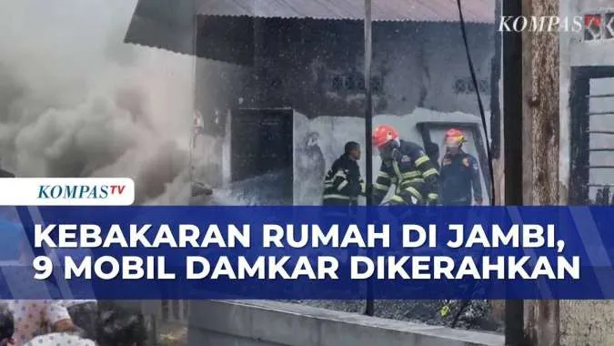 Kebakaran Rumah di Jambi Diduga Akibat Korsleting Listrik