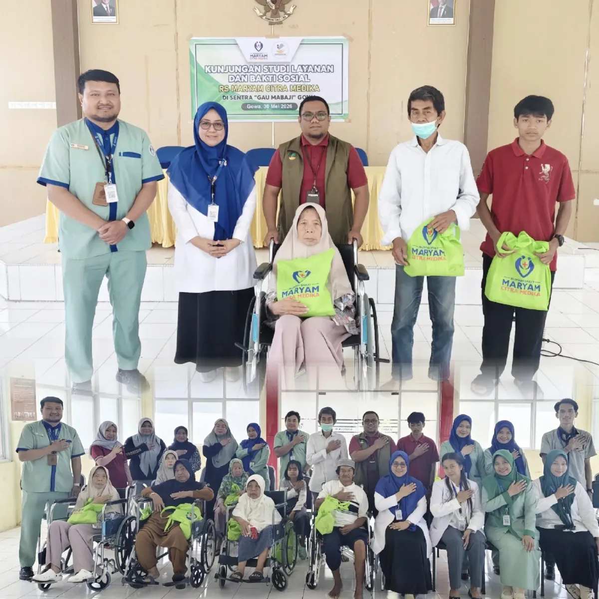 RS Maryam Citra Medika Takalar Gelar Bakti Sosial dan Edukasi Kesehatan dalam Peringatan Hari Lanjut Usia