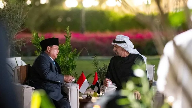 Prabowo dan MBZ Bahas Peningkatan Investasi UEA di Indonesia