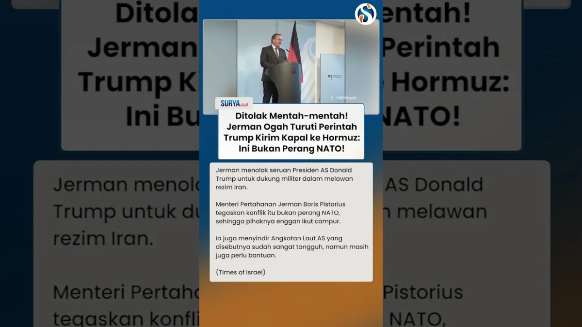 Jerman Menolak Seruan Trump Kirim Kapal ke Selat Hormuz