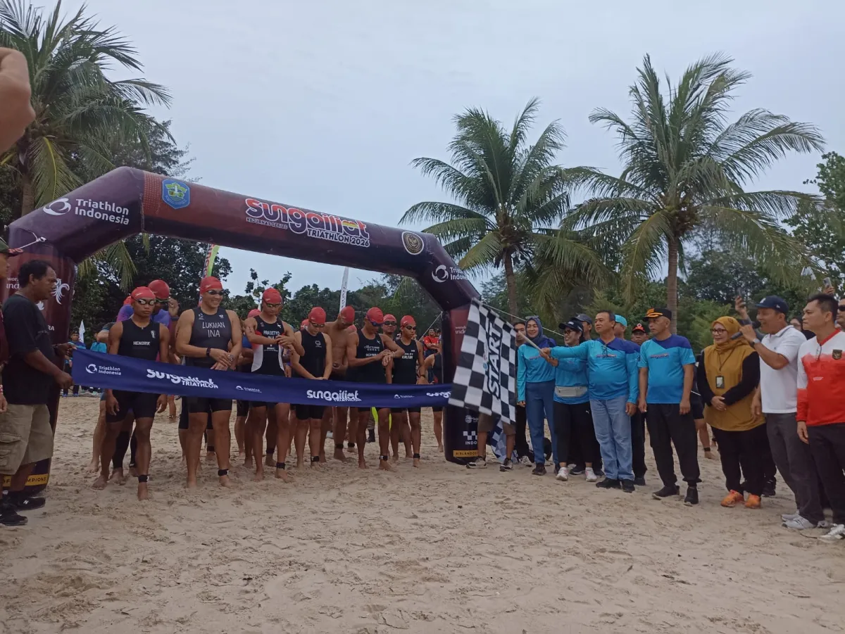 Sungailiat Triathlon 2026: 306 Atlet Berlaga, Bupati Harap Jadi Event Nasional