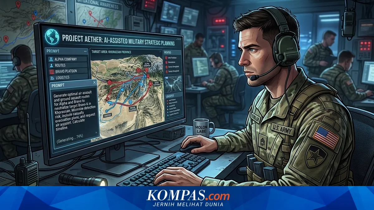 Tentara AS Manfaatkan AI Claude untuk Analisis Data dalam Operasi Militer di Iran