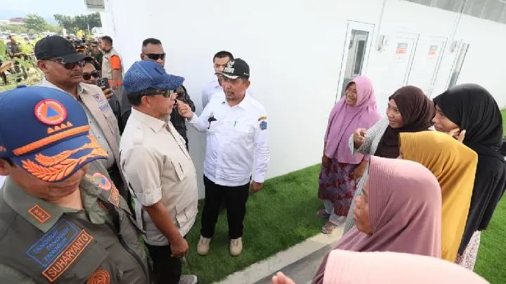 Satgas PRR Percepat Pembangunan Huntara Jelang Lebaran
