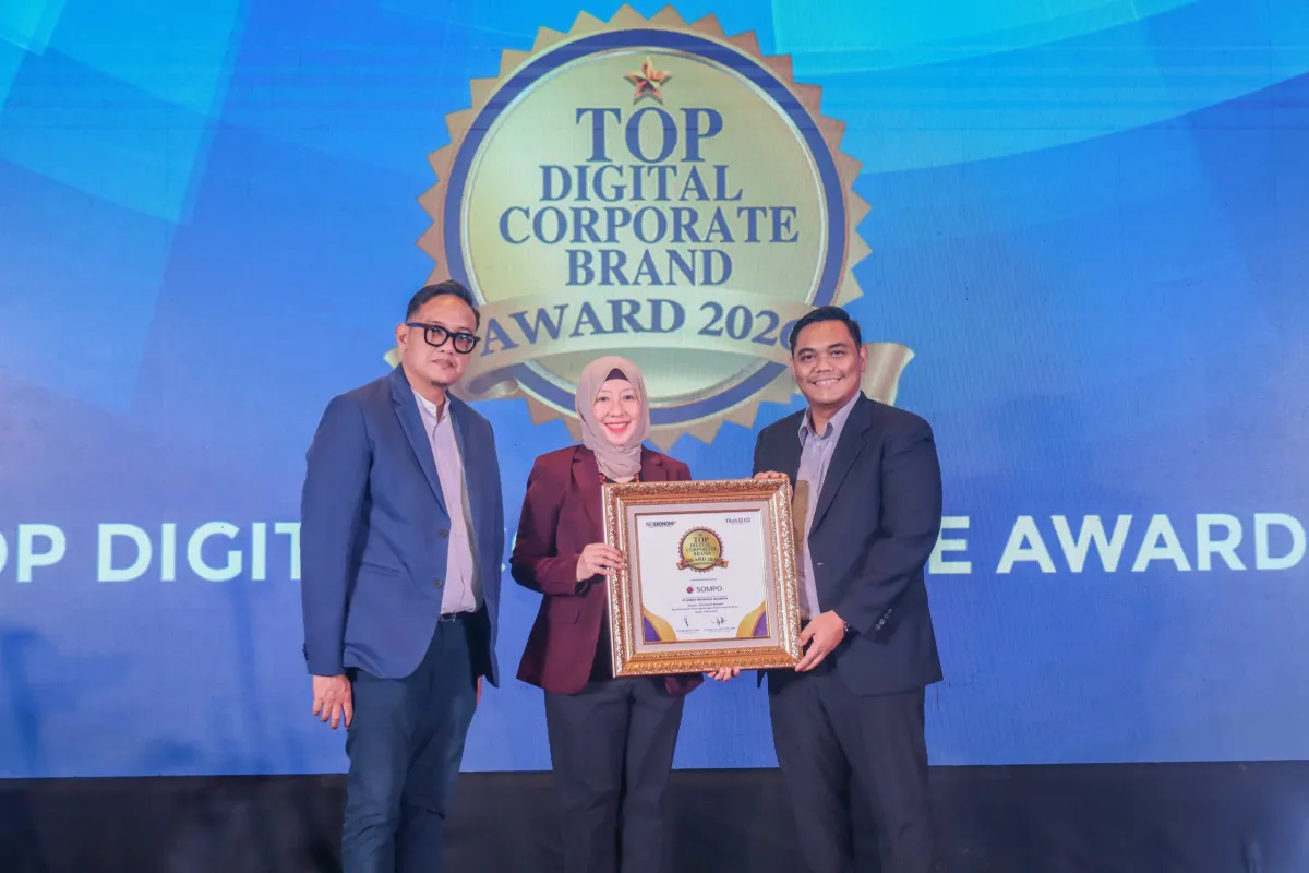 Sompo Insurance Terima Penghargaan TOP Digital Corporate Brand Award 2026