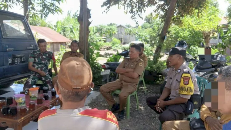 Bhabinkamtibmas Batuplat Mediasi Sengketa Tanah Warga Secara Damai