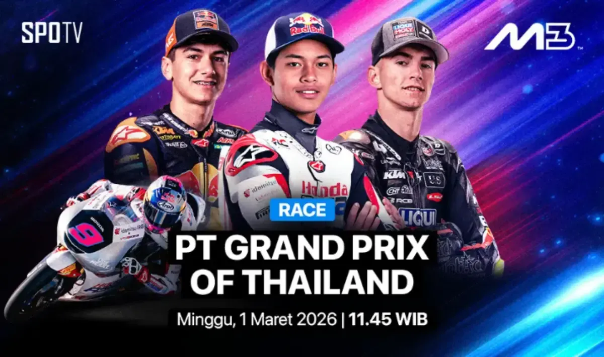 Veda Ega Siap Tampil di Moto3 Thailand 2026 Hari Ini