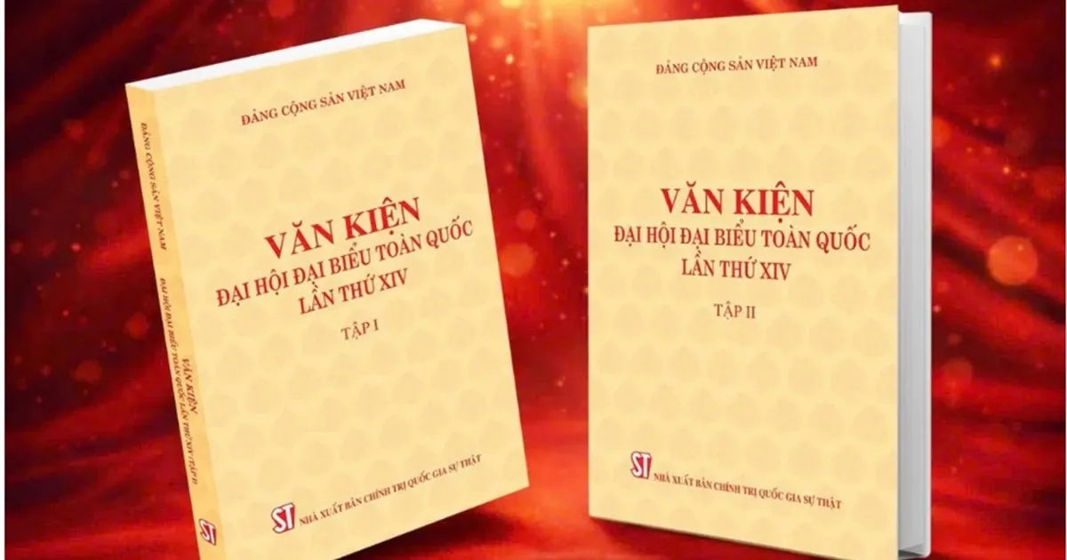 Peluncuran Buku Dokumen Kongres Nasional Partai ke-14 untuk Mendorong Pembangunan Nasional
