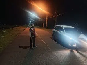 Polsek Batujaya Tingkatkan Patroli untuk Ciptakan Keamanan Wilayah
