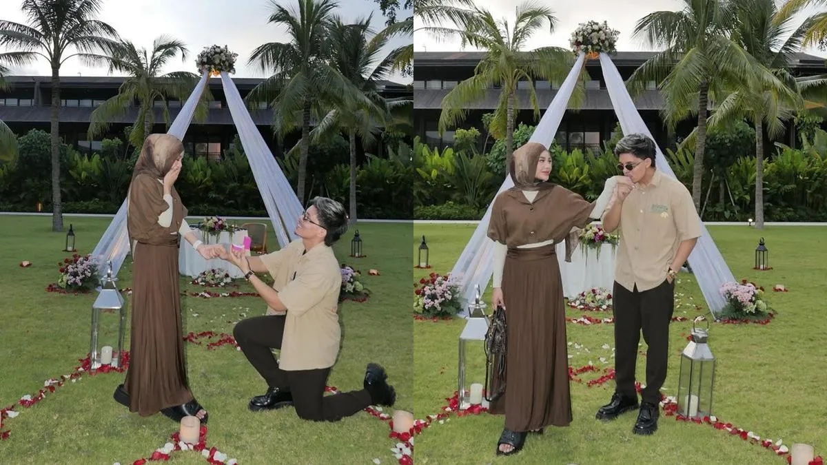 Perayaan Romantis 5 Tahun Pernikahan Atta dan Aurel di Bali