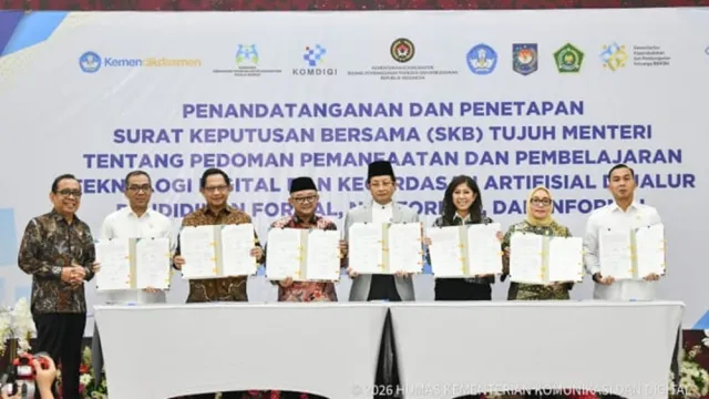 Pemerintah Luncurkan Pedoman Pemanfaatan AI dalam Pendidikan melalui SKB Tujuh Menteri