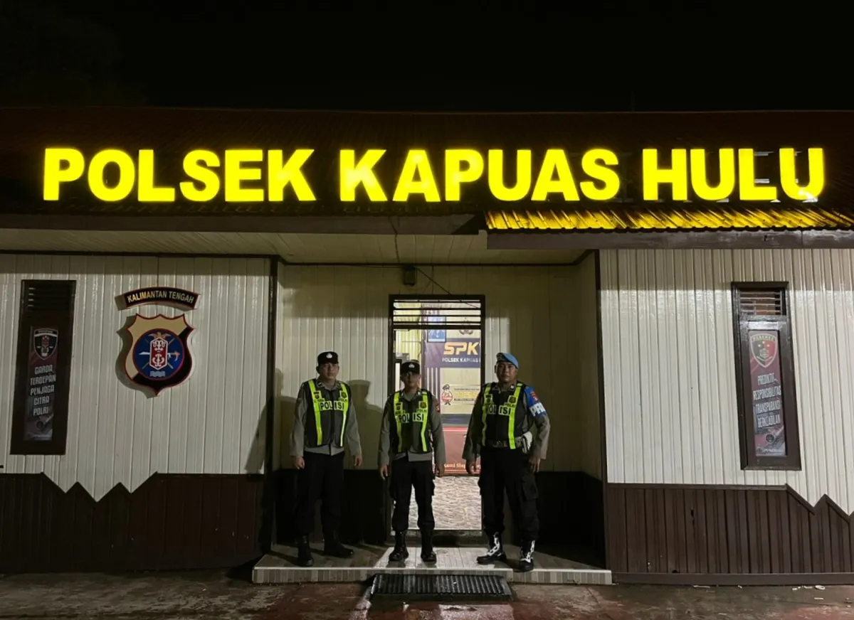 Polsek Kapuas Hulu Tingkatkan Keamanan dengan Siaga Malam di Area Mako