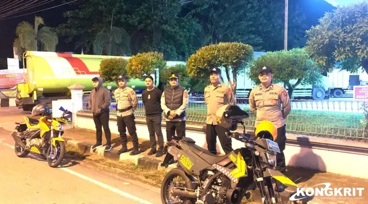 Patroli Malam Tim Siaga C Polres Pesisir Selatan Amankan Jalur Sago–Salido