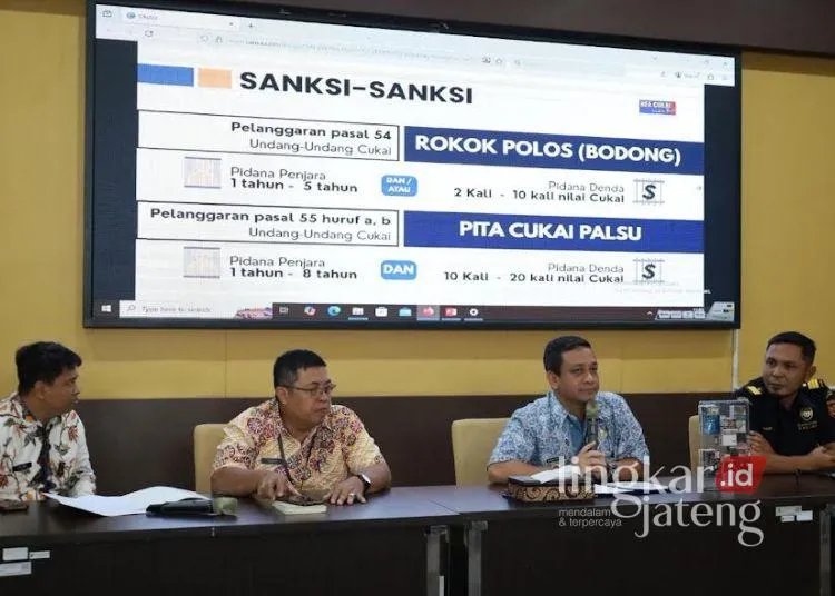 Pekalongan Catat Temuan Rokok Ilegal Rp3 Juta di Awal 2026