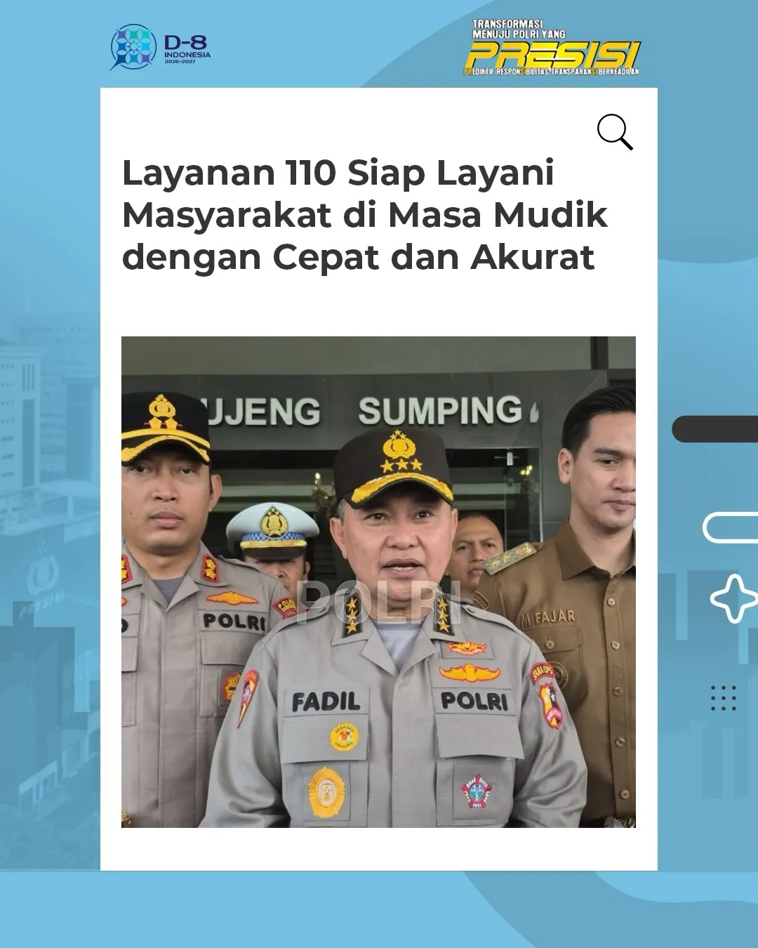 Layanan Call Center 110 Siap Layani Laporan Masyarakat Selama Arus Mudik