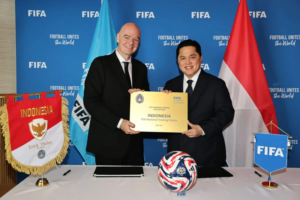 Erick Thohir: Transformasi Sepak Bola Indonesia Berkat Kepemimpinan Gianni Infantino