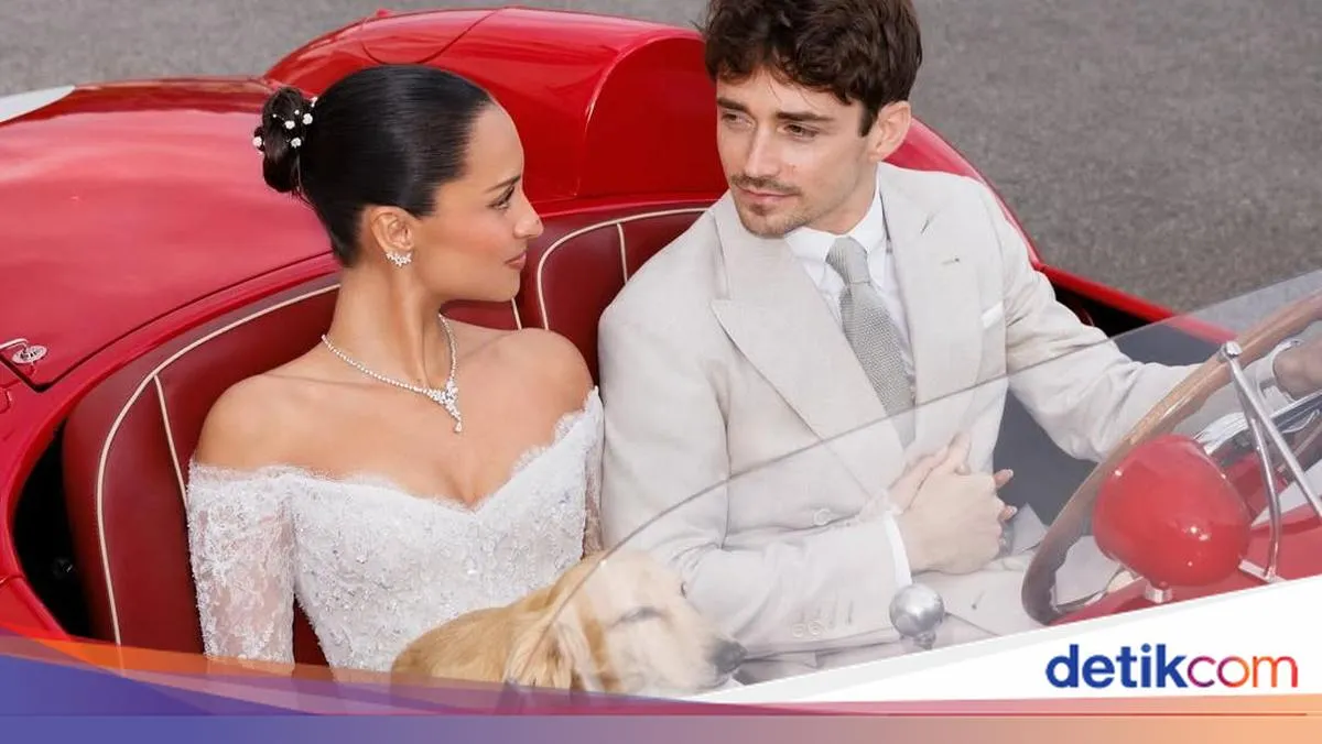 Charles Leclerc Resmi Menikah dengan Influencer Alexandra Saint Mleux