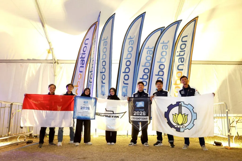 Tim Barunastra ITS Sabet Gelar Juara Dunia di RoboBoat 2026