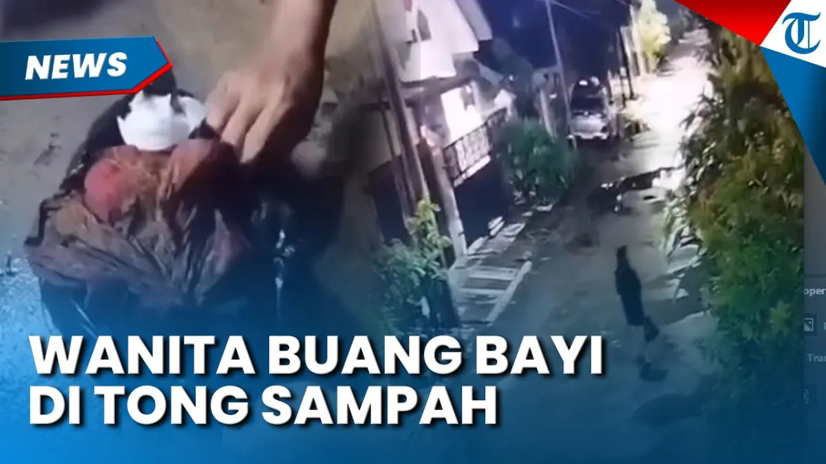 Viral Penemuan Bayi Dalam Kresek Hitam di Bekasi, Sosok Diduga Pembuangnya Terekam CCTV