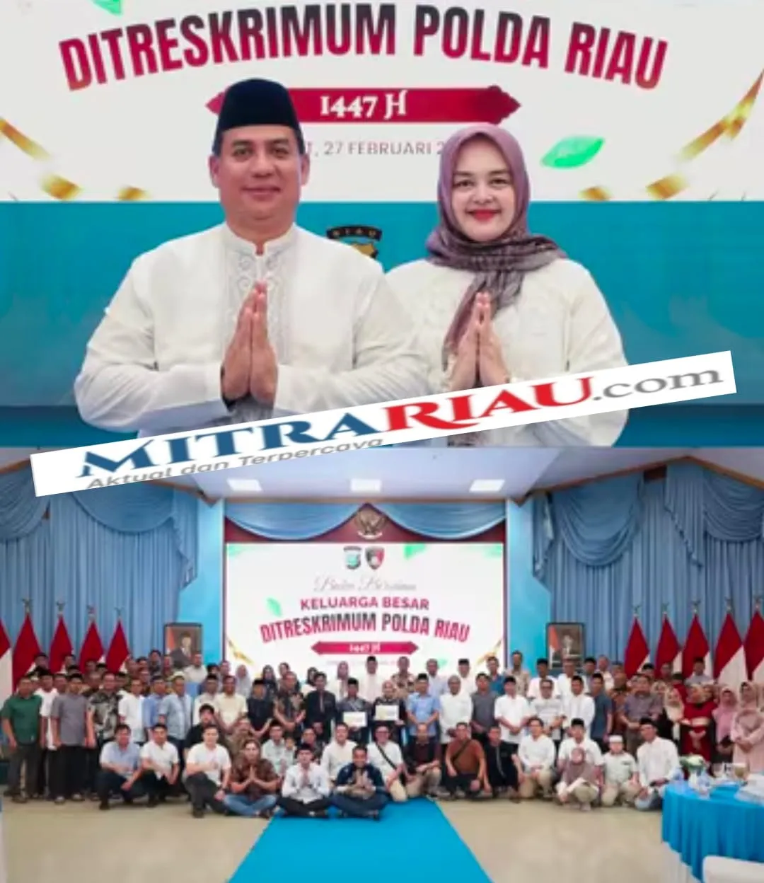 Direskrimum Polda Riau Rayakan Ramadan dengan Buka Puasa Bersama Anak Yatim