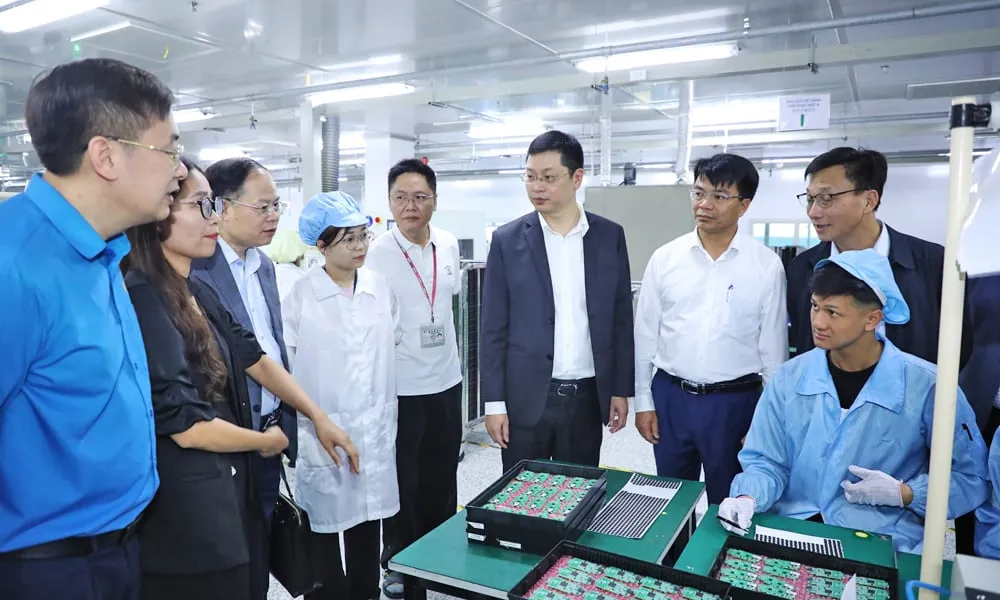 Tran Huy Phuong Tinjau Produksi Perusahaan di Awal Musim Semi