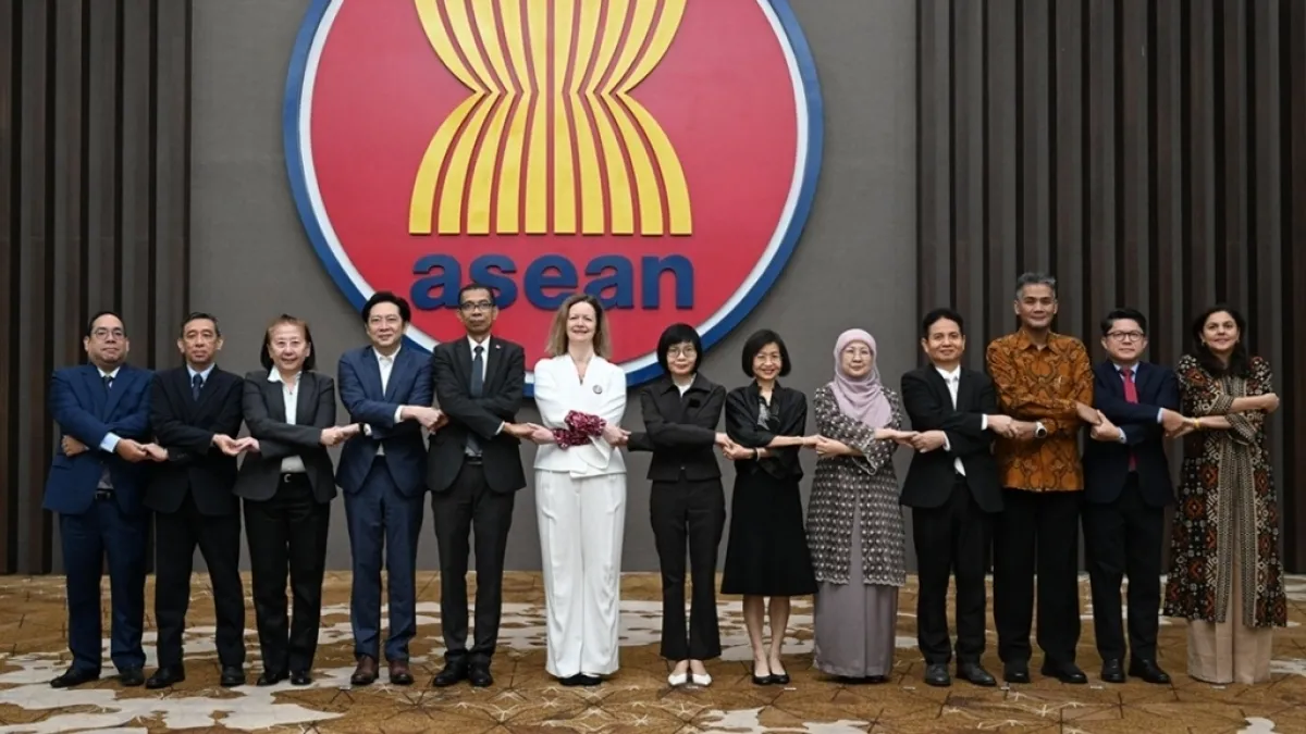Dubes Ton Thi Ngoc Huong Pimpin Pertemuan Kerja Sama ASEAN-Inggris ke-5