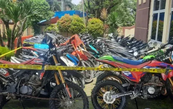 Polsek Tamalate Amankan 50 Motor Balap Liar Selama Ramadhan