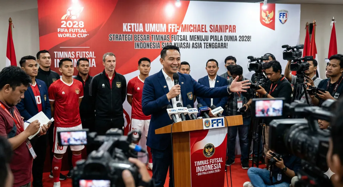FFI Optimis Futsal Indonesia Kuasai Dunia dan Jadi Tuan Rumah Piala Dunia 2028