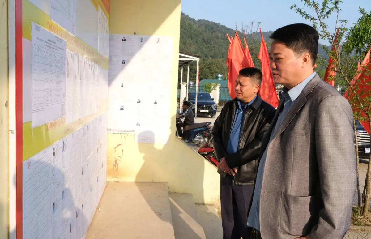 Tim Inspeksi Pemilu Provinsi Tinjau Persiapan di Tủa Sín Chải, Sìn Hồ, dan Hồng Thu