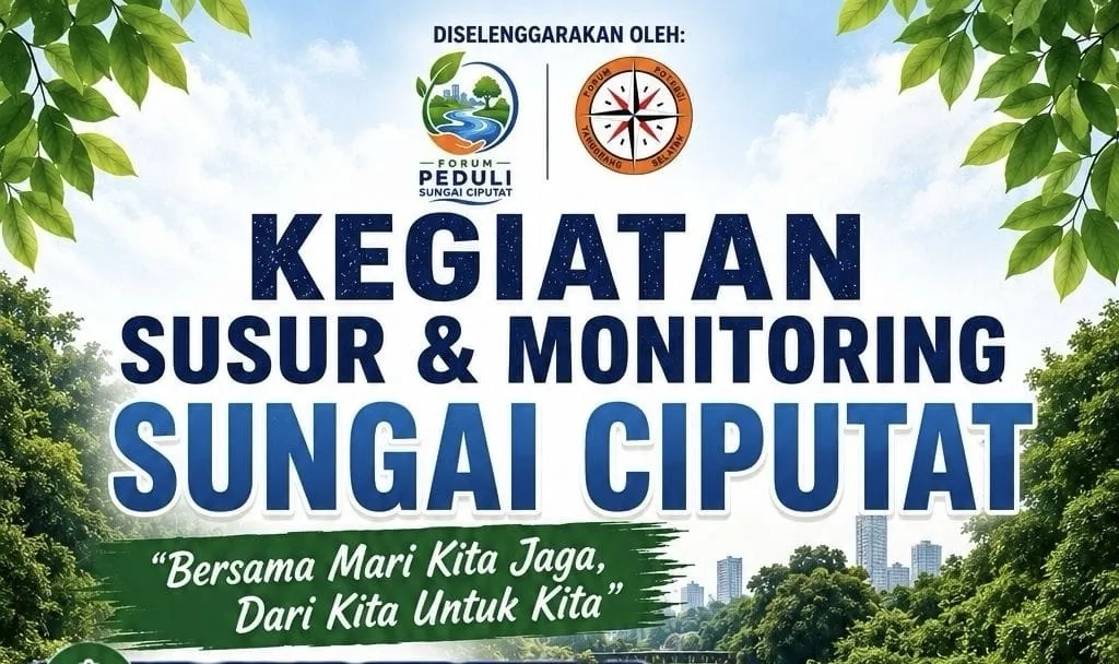 Forum Peduli Sungai Ciputat Gelar Susur Sungai untuk Atasi Banjir